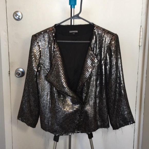 Express sequin jacket - Picture 2 of 5